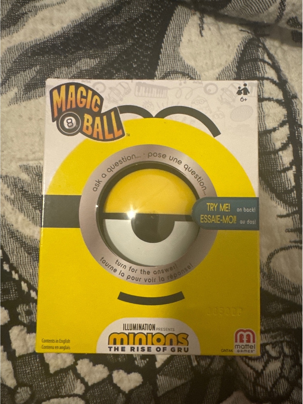 Minions The Rise of Gru Magic 8 Ball Novelty Toy by Mattel
